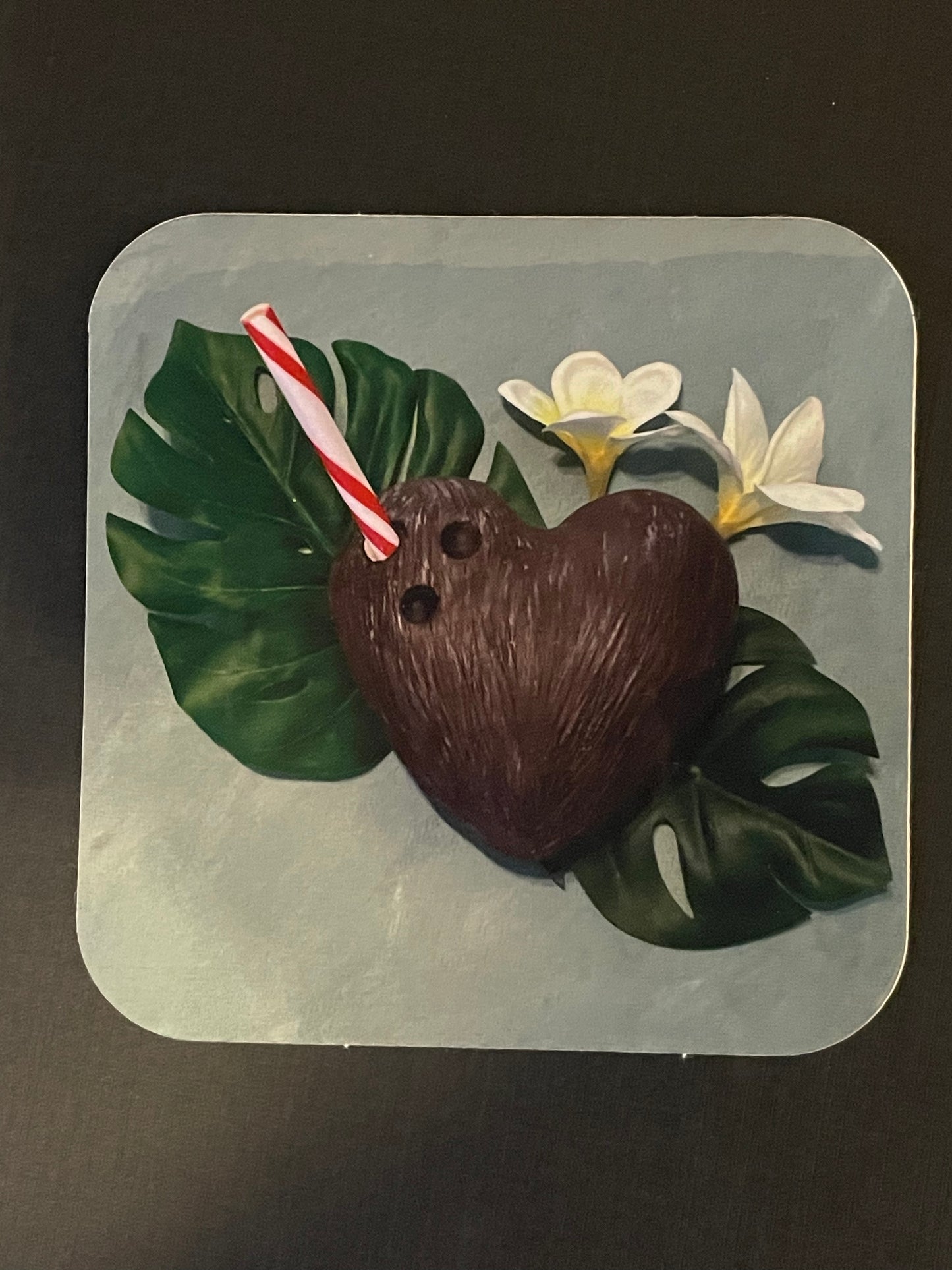 Coconut Heart Sticker