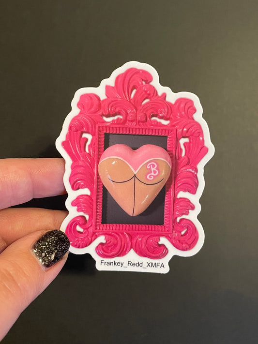 Barbie Booty Sticker